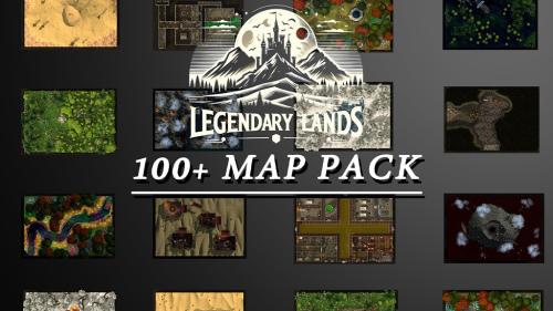 Legendary Lands: Ultimate TTRPG Map Collection, PNG OR VTT