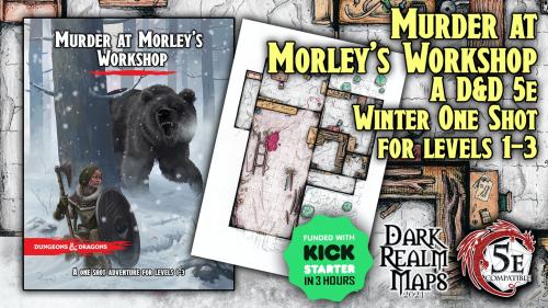 Murder at Morley’s Workshop for D&D 5e RPG - £1 GBP