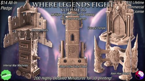 Where Legends Fight Volume 16 - STL Files