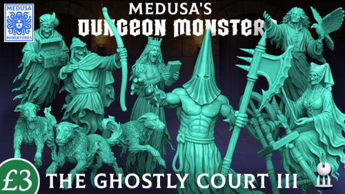 Dungeon Monsters: Ghosts III - 3d Printing Miniature STL s
