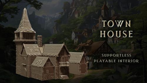 Town House - 3D Printbale STL Building