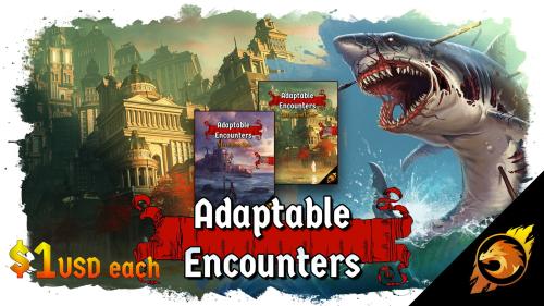 Adaptable Encounters for D&D5E - $1USD Sea and City Edition