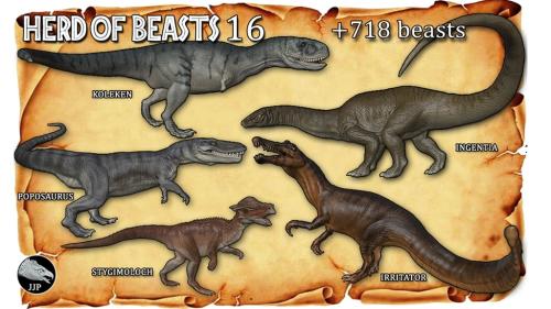 HERD OF BEASTS 16 - DINOSAURS 9