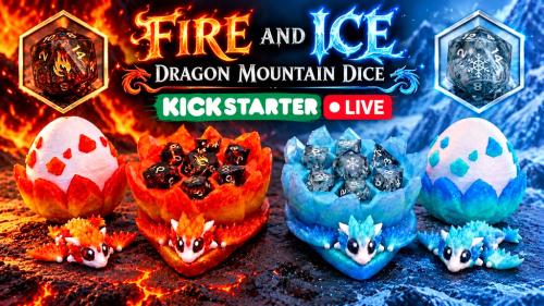 🔥 FIRE & ICE: DRAGON MOUNTAIN DICE ❄️