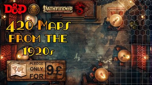 🧭 RPG Maps – 420 Maps from the 1920s 🕵️🚬