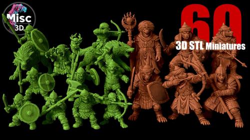 RPG & Wargames Goblins & Gnolls minitaures