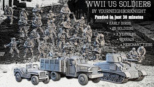 3D Printable WWII US Soldiers by YourNeighborKnight