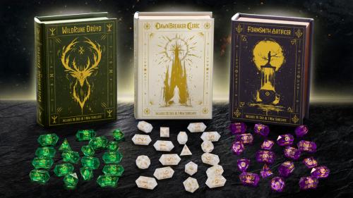 Dice of Stars & Stone II: Engraved RPG Dice Sets